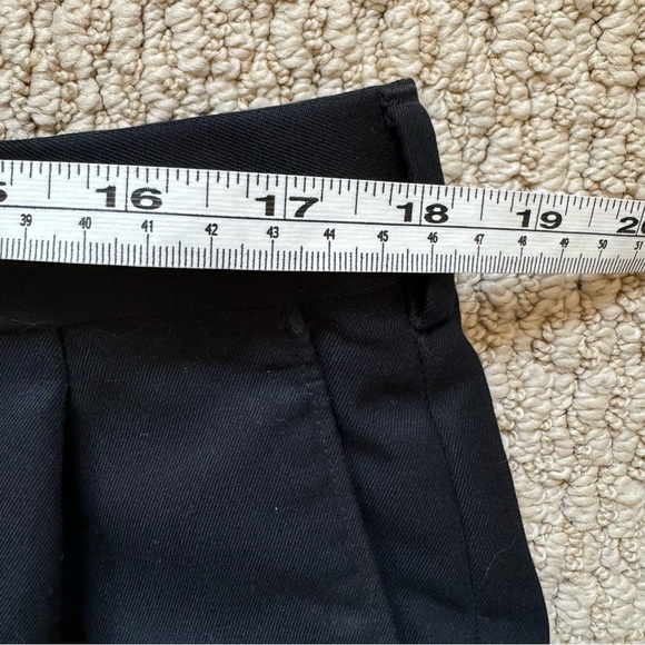 Perry Ellis Navy Blue Pleated and Cuffed Relaxed Fit Office Slacks Pants 36x30 - Picture 13 of 16